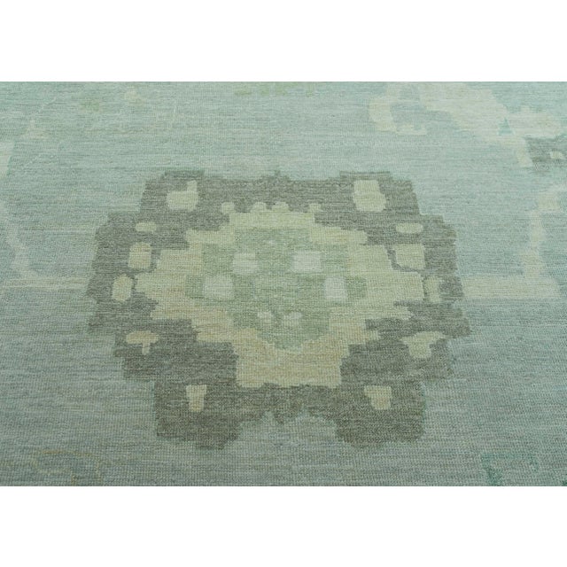 Turkish Oushak Rug 15'7" x 22' #19247 For Sale In Houston - Image 6 of 8