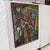 Large Vintage Cubist Expressionist Oil Painting Signed For Sale - Image 10 of 10