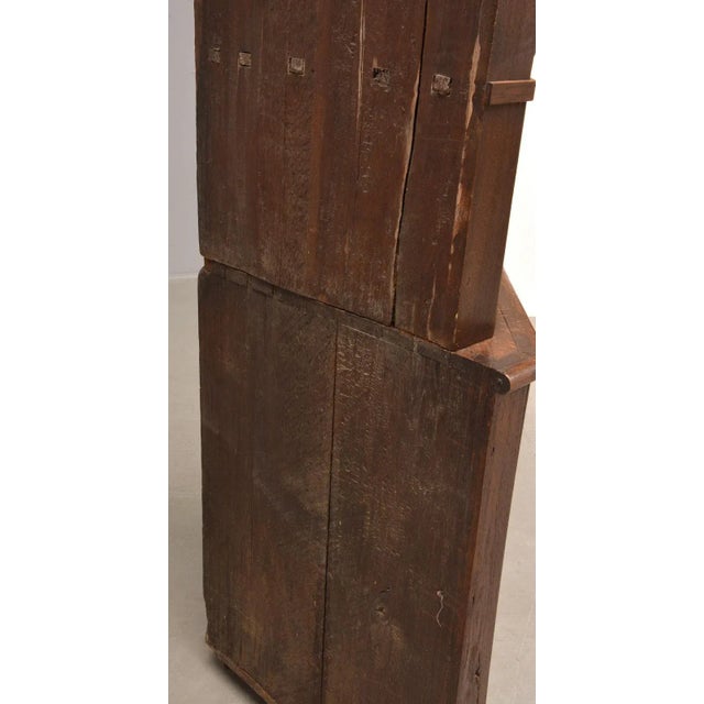 Antique Corner Cabinet in Oak For Sale - Image 4 of 5