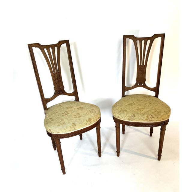 Set of Louis XVI Style Side Chairs, France, 1930s For Sale - Image 15 of 15
