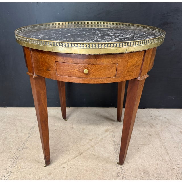 French Louis XVI Side Table, 1920 For Sale - Image 11 of 11
