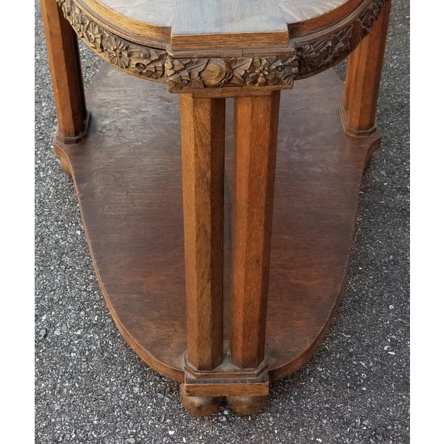 Art Nouveau Art Nouveau Coffee Table With Brass Detail For Sale - Image 3 of 9