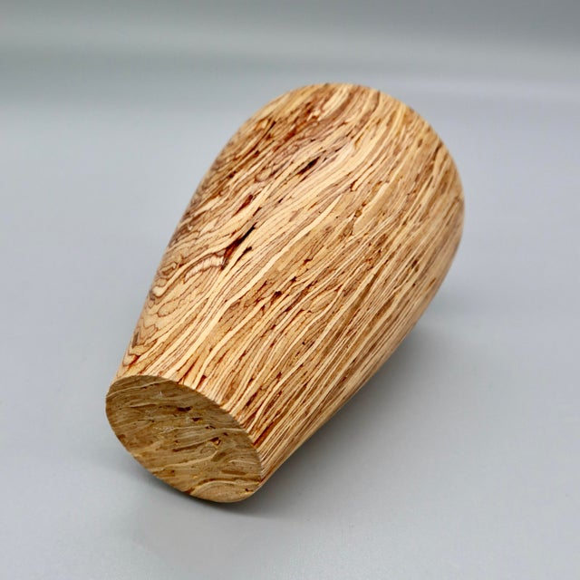 Hand Turned Spalted Hardwood Bud Vase | Natural Wood Turning, Organic Decor For Sale In Austin - Image 6 of 7
