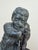 Metal Late 20th Century Verdigris Bronze Boy in Chair Sculpture Styled After Maitland-Smith For Sale - Image 7 of 11