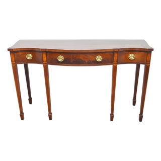 Baker Historic Charleston Mahogany Console Table For Sale