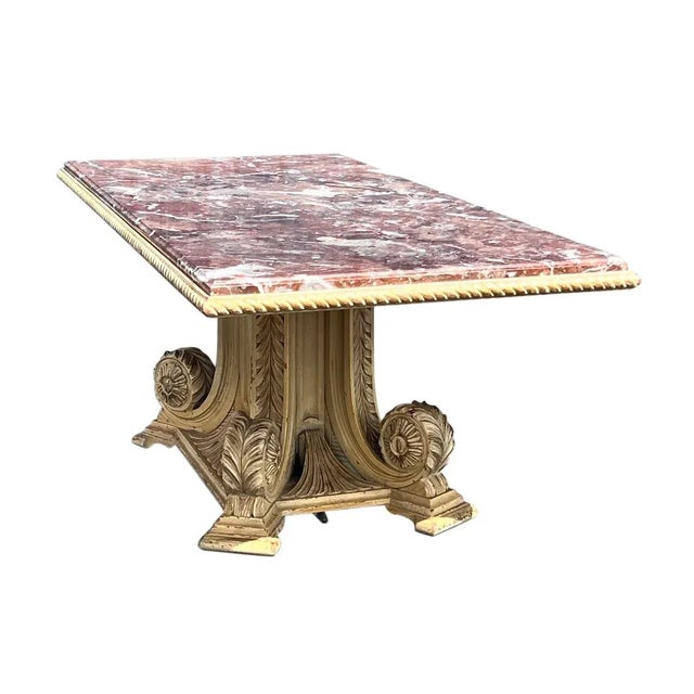 Hollywood Regency 1940s Grosfeld House Style Coffee Table For Sale - Image 3 of 4