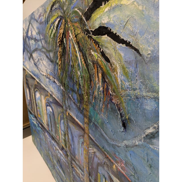 Early 21st Century Fuller Warren Bridge, Abstract Expressionist, Mixed Media on Canvas, Marsha Glazière For Sale - Image 5 of 10