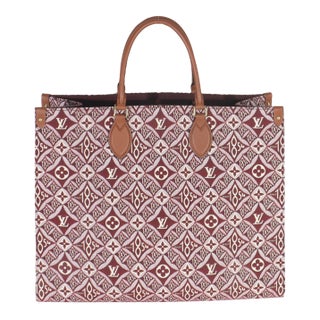 Bordeaux Jacquard Canvas Since 1854 Onthego GM For Sale