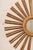 Mid-Century Modern Contemporary Decorative Sunburst Mirror For Sale - Image 3 of 9