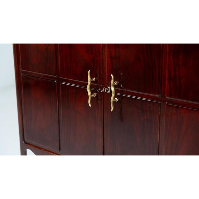 Wood Mid-Century Cabinet in the style of Paolo Buffa, Italy, 1950s For Sale - Image 7 of 9