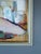 Paint Mid-Century Modern 'A Pause Between Places' Vintage Abstract Figurative Landscape Oil Painting by Swedish Artist Brita Hansson (1918-1979), Framed For Sale - Image 7 of 11