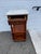 Antique French Style Marble Top 2 Tier Night Stand For Sale - Image 4 of 16