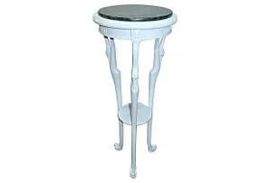 Egrets Legs Stand Table with Marble Top