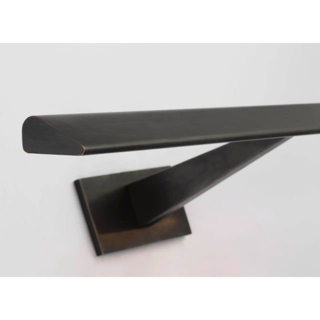 Modern Ian K. Fowler for Visual Comfort Signature Petrel 24" Picture Light in Bronze For Sale - Image 3 of 7
