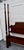 Full Carved Mahogany Bed Vintage Four Poster Frame Chippendale Style For Sale In Philadelphia - Image 6 of 11