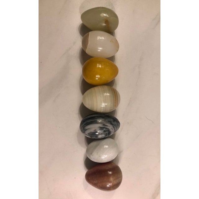 Vintage Italian Marble Eggs (Set of 7) For Sale - Image 10 of 11