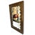 Boho Chic Bronze Gold Vintage Floral Wood Mirror For Sale - Image 3 of 6