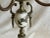 Metal Pair of Candelabras - Mid 20th Century Brass, Copper & Onyx For Sale - Image 7 of 10