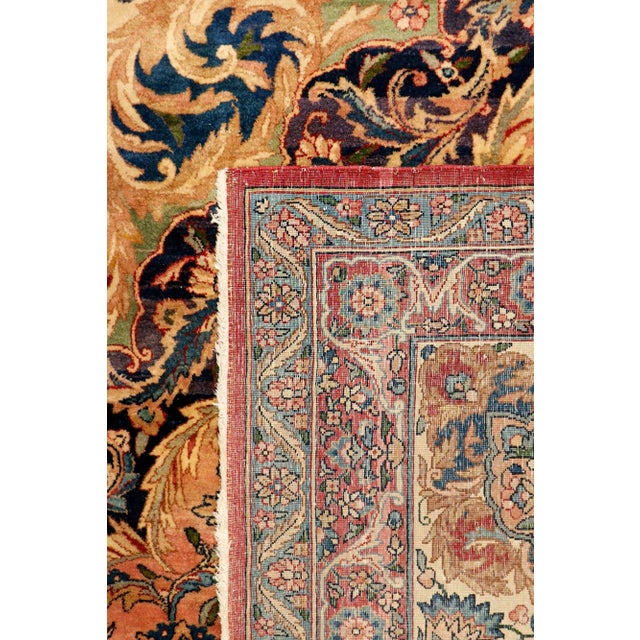 1910s Pasargad Home Antique Lavar Wool Area Rug-11' 5" X 21' 6" , Ivory For Sale - Image 5 of 7