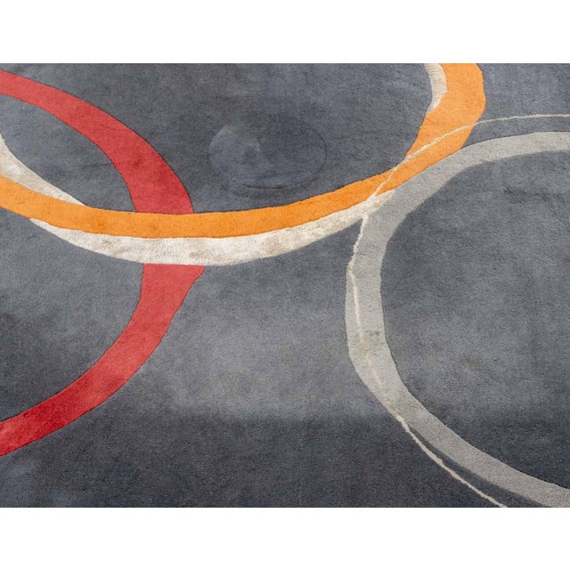Safavieh Safavieh Postmodern Gray Geometric Carpet, 13' 3" X 9' 5" For Sale - Image 4 of 8