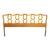 French Provincial King Headboard With Openwork Scroll Detail For Sale