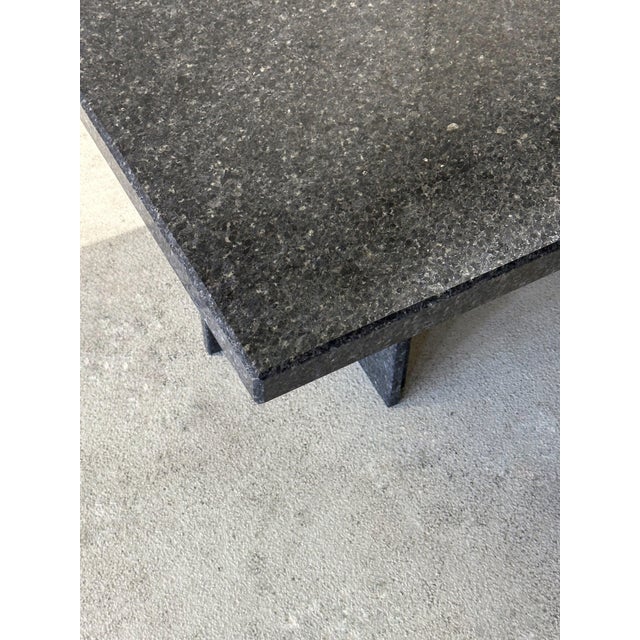 Mid-Century Modern Vintage Natural Stone Coffee Table, 1980s For Sale - Image 3 of 7