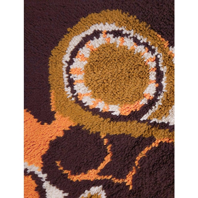 Mid-Century Modern Mid-Century Modern Handmade Rug in Wool, Germany, 1970s For Sale - Image 3 of 7