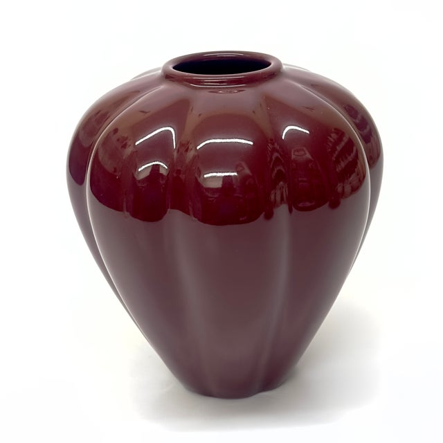 Monolithic Symphony in Mauve Lavender and Deep Cherry Vessels - Group of 5 For Sale - Image 11 of 18