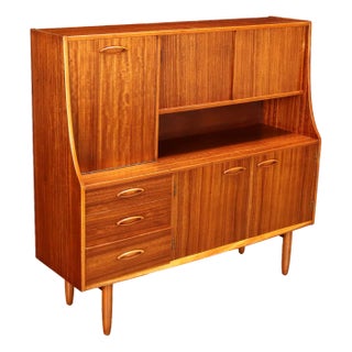 Vintage Cupboard in Teak & Veneer, 1960s For Sale