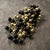 1980s Coppola E Toppo Style Brass and Black Beads Italian Chandelier Earrings For Sale - Image 11 of 12