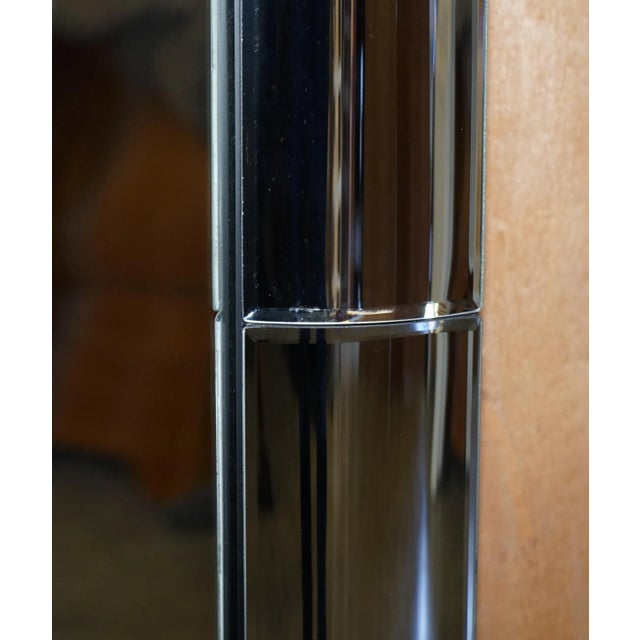 Full Length Cushion Framed Wall Mirrors with Curved Frames, Set of 2 For Sale - Image 10 of 13