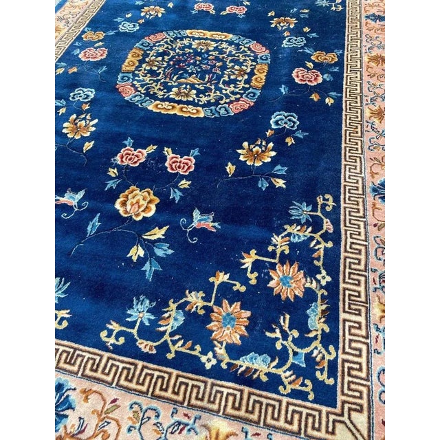 Vintage Hereke Chinese Design Rug For Sale - Image 10 of 18