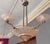 Art Deco Chandelier in Salmon-Colored Sandblasted and Polished Clear Glass from Muller Frères For Sale - Image 18 of 18