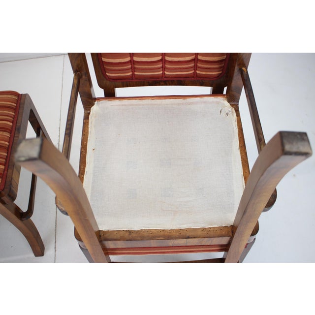 Art Deco Dining Chairs, Czechoslovakia, 1930s, Set of 4 For Sale - Image 18 of 18