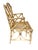 Vintage 5-Piece Bamboo Glass Dining Table & Chairs For Sale - Image 13 of 14