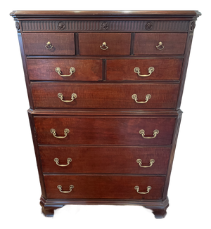 Mid 20th Century Federal Mahogany Cest of Drawers