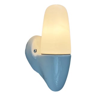 Mid-Century Modern German Ceramic 6065 Sconce by Wilhelm Wagenfeld for Lindner, 1950s For Sale