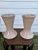 A Pair of Traditional Blush Ceramic Pottery Vases For Sale - Image 4 of 11