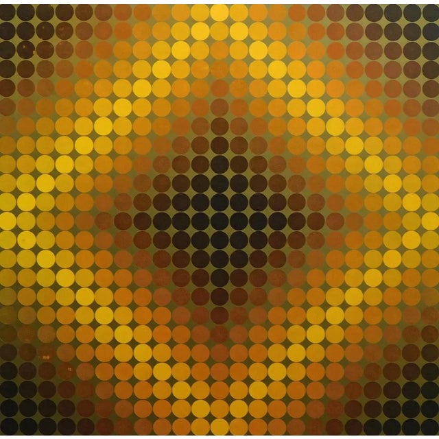 Op Art 1990s Op Art Serigraph Poster After Victor Vasarely For Sale - Image 3 of 6