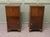 Vintage Art Deco Bedside Tables in Walnut, 1930, Set of 2 For Sale - Image 3 of 7