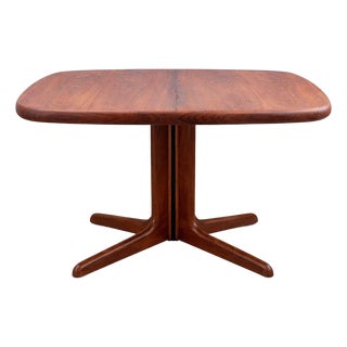 Mid-Century Danish Square Teak Dining Table from Skovby For Sale