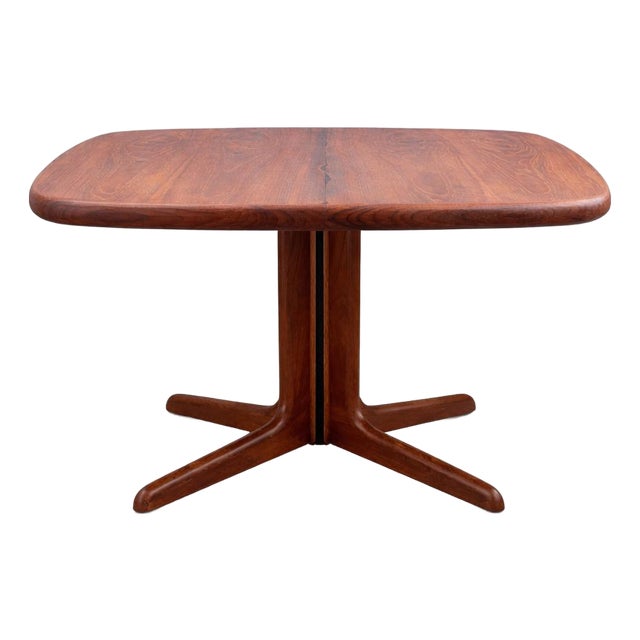 Mid-Century Danish Square Teak Dining Table from Skovby For Sale