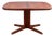 Mid-Century Danish Square Teak Dining Table from Skovby For Sale