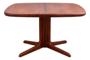 Mid-Century Danish Square Teak Dining Table from Skovby