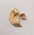 Vintage Signed Crown Trifari Goldtone Woven Ribbon Brooch, 1962 For Sale In Philadelphia - Image 6 of 8