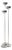 3-Stem Floor Lamp from Lamperti, 1970s For Sale