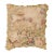 Early 19th Century French Silk & Angora Aubusson Tapestry Pillow with Flowers For Sale