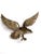 Vintage Brass Eagle Wall Hanging For Sale - Image 10 of 11
