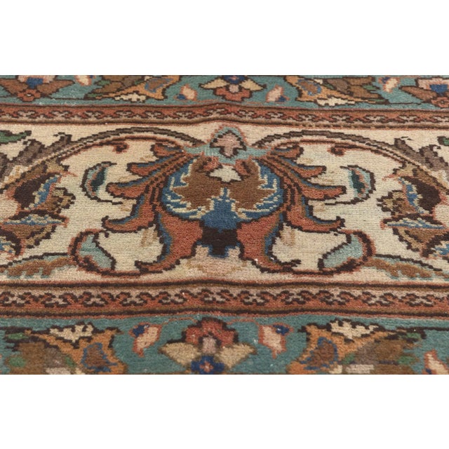 Mid 20th Century Mid 20th Century Earthy Vintage Persian Tabriz Rug, 11'01 X 14'05 For Sale - Image 5 of 10