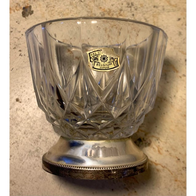 1980s Vintage Val St. Lambert Cut Crystal Bud Vase For Sale - Image 5 of 8